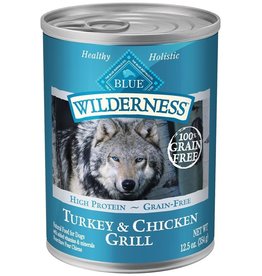 BLUE BUFFALO BLUE Wilderness™  Adult Dogs Turkey and Chicken Grill 12 oz