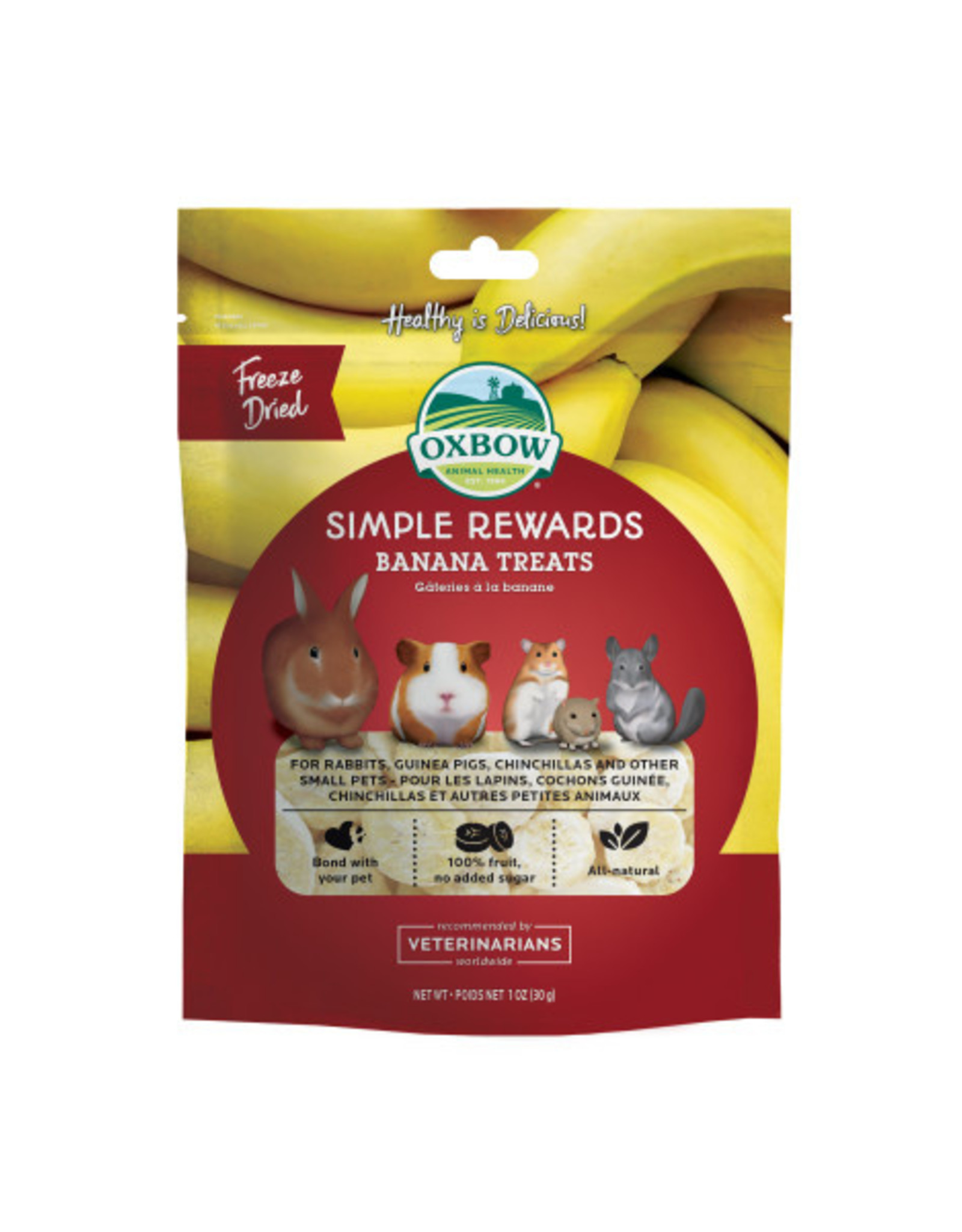OXBOW OXBOW Simple Rewards Banana Treats 1.0 oz