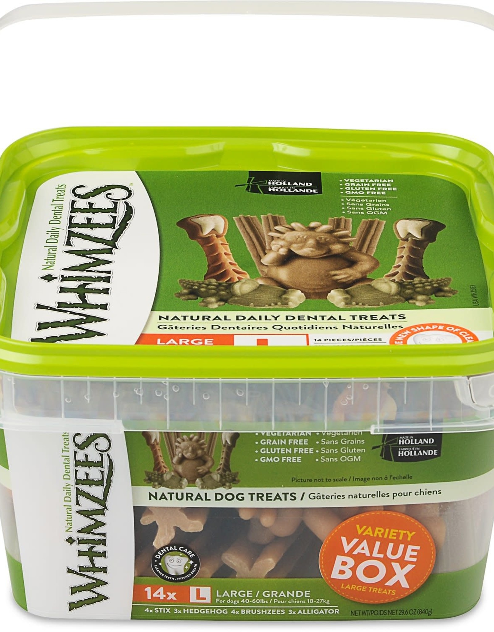 WELLPET Whimzees Variety Pack Dental Dog Treats