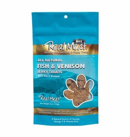 THE REAL MEAT CO The Real Meat Company Fish & Venison Jerky Dog Treats 4 oz