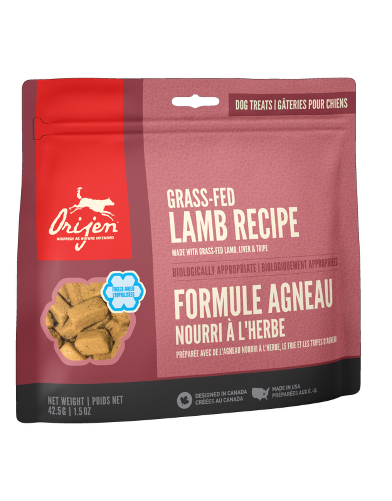 CHAMPION PET ORIJEN Grass-Fed Lamb Treats 3.25 oz