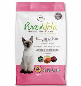 KLN PureVita Grain Free Salmon & Peas Entrée Dry Cat Food