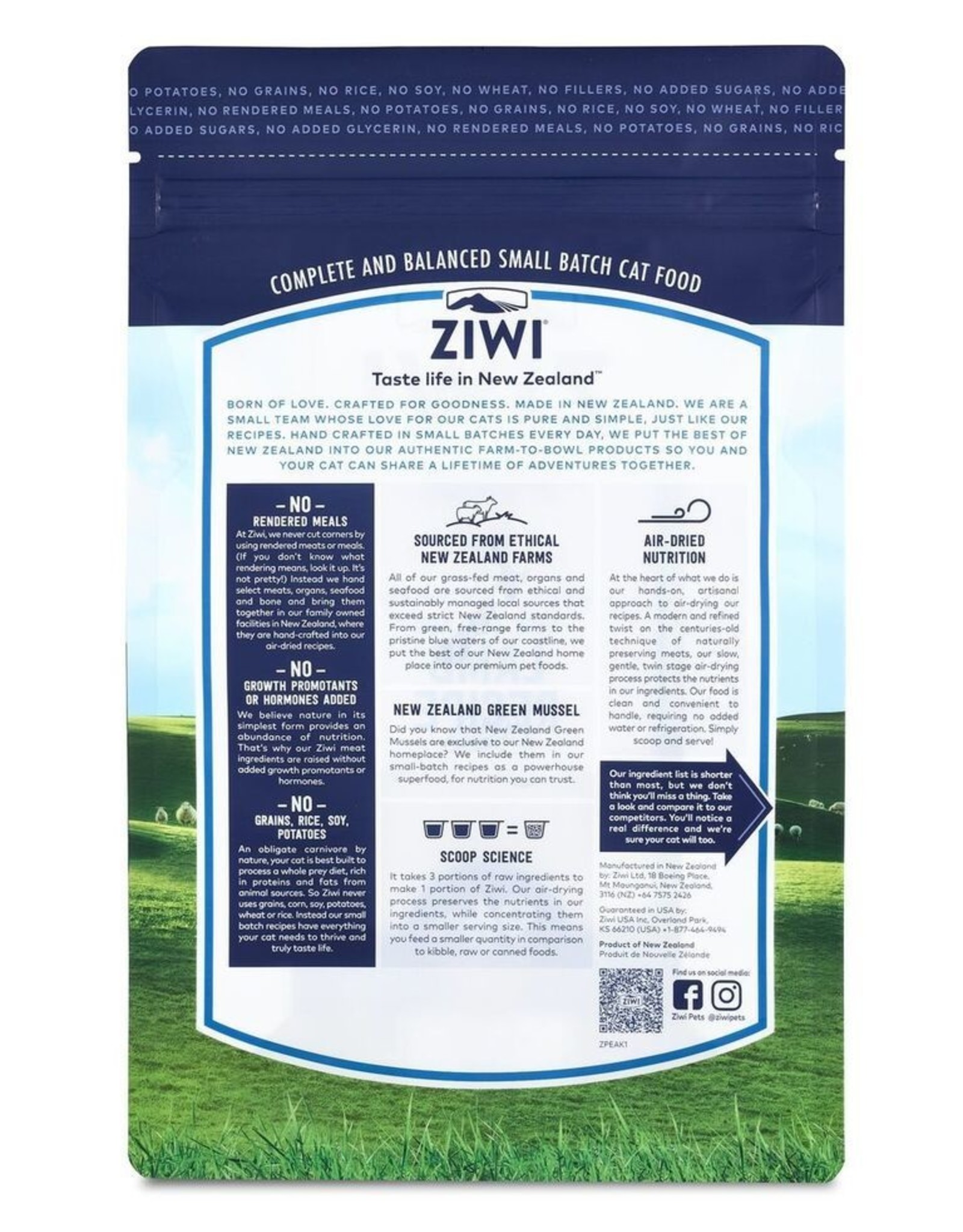 ZIWI PEAK ZIWI Peak Air-Dried Lamb Recipe for Cats
