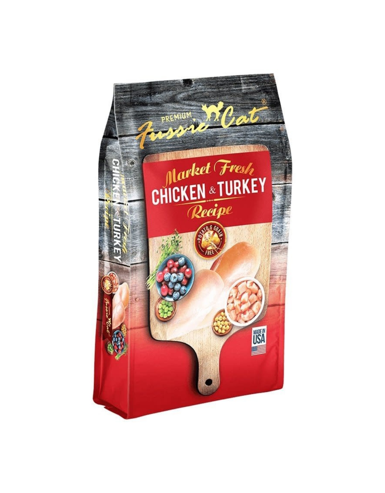 PETS GLOBAL FUSSIE CAT Market Fresh Chicken & Turkey