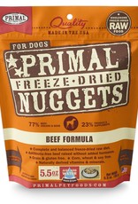 PRIMAL PET FOODS PRIMAL Raw Freeze-Dried Nuggets Canine Beef Formula