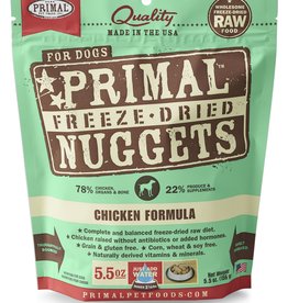 PRIMAL PET FOODS Primal Raw Freeze-Dried Nuggets Canine Chicken Formula