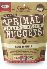 PRIMAL PET FOODS PRIMAL Raw Freeze-Dried Nuggets Canine Lamb Formula