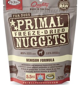 PRIMAL PET FOODS PRIMAL Raw Freeze-Dried Nuggets Canine Venison Formula