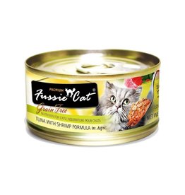 PETS GLOBAL FUSSIE CAT Premium Grain Free Tuna & Shrimp 2.8 oz