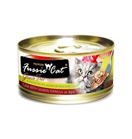 PETS GLOBAL FUSSIE CAT Premium Grain Free Tuna & Salmon 2.8 oz