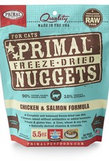 PRIMAL PET FOODS PRIMAL Raw Freeze-Dried Nuggets Feline Chicken & Salmon Formula