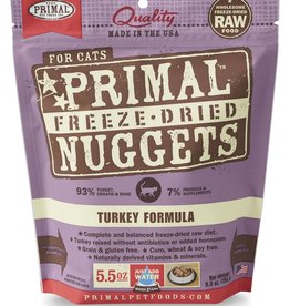 PRIMAL PET FOODS PRIMAL Raw Freeze-Dried Nuggets Feline Turkey Formula