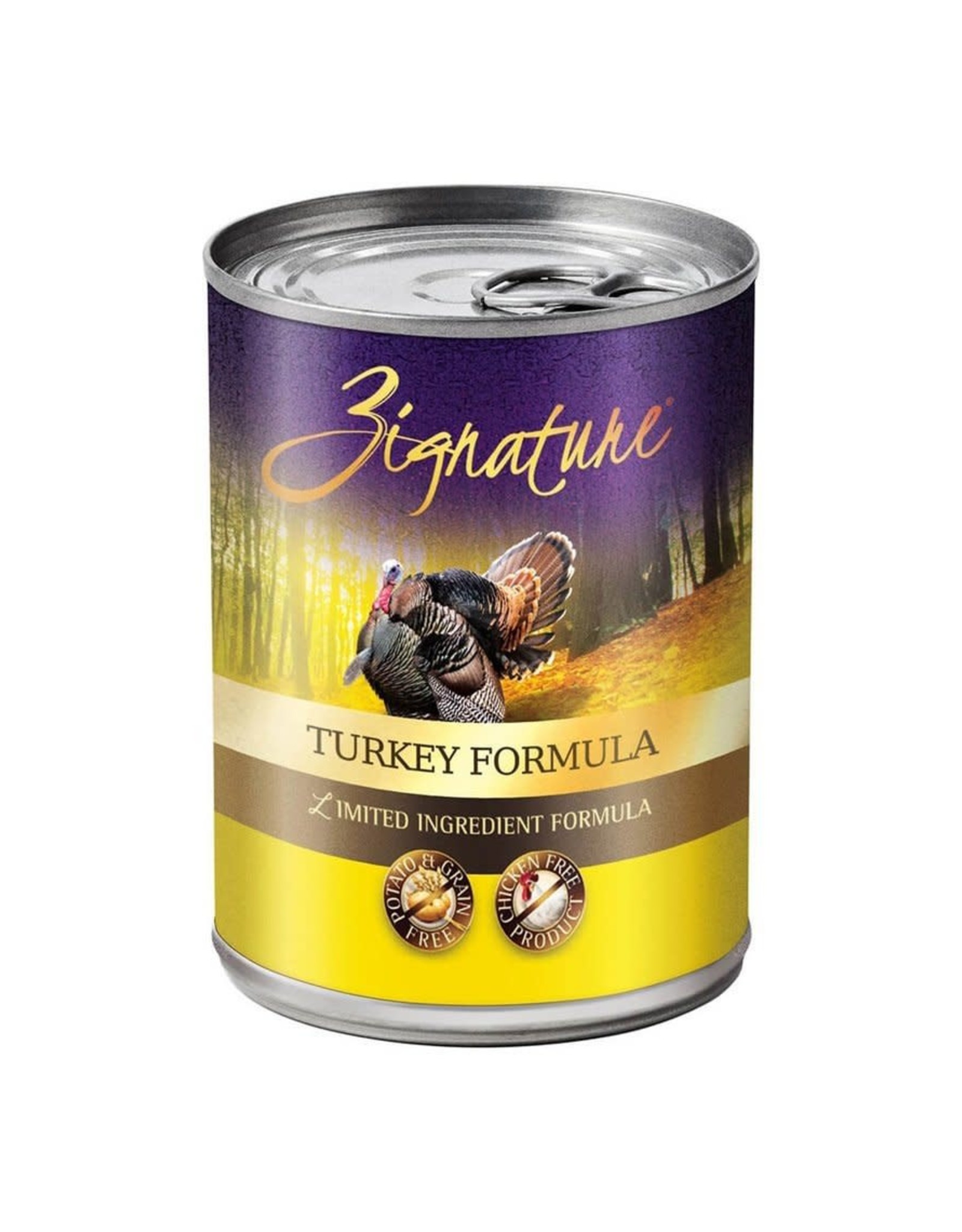 PETS GLOBAL Zignature Limited Ingredient Grain Free Canned Dog Food - Turkey 13 oz
