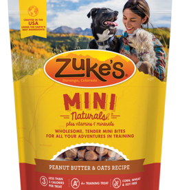 Merrick Pet Foods ZUKES Mini Naturals Peanut Butter & Oats Recipe 16 oz