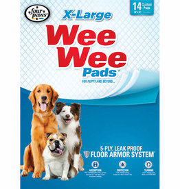 FOUR PAWS PRODUCTS Wee-Wee Extra Large Puppy Housebreaking Pads 28" x 34"