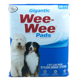 FOUR PAWS PRODUCTS Wee-Wee® Pads Gigantic 18 ct   27.5" x 44"