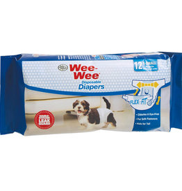 FOUR PAWS PRODUCTS Wee-Wee® Disposable Diapers Small 12 Pk