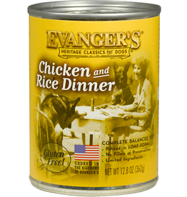 EVANGER'S Evanger's Heritage Classics for Dogs - Chicken & Rice 12.8 oz