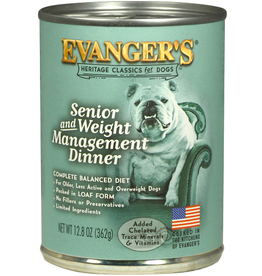 EVANGER'S Evanger's Heritage Classics for Dogs - Senior/Weight Management 12.8 oz