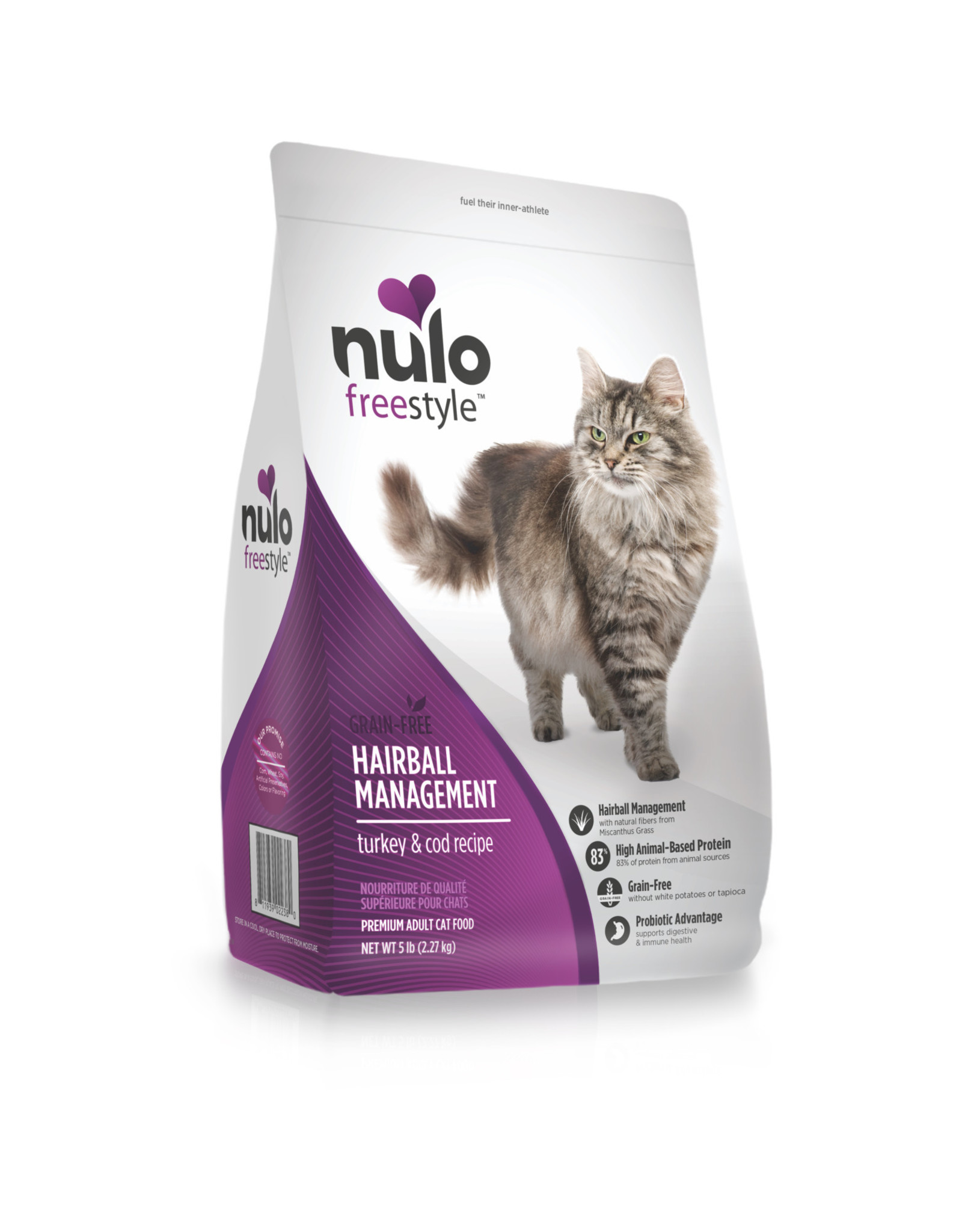 NULO Nulo FreeStyle Hairball Management Turkey & Cod Cat Food 5 lb