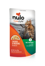 NULO Nulo FreeStyle Chicken & Mackerel in Broth Cat Food Topper 2.8 oz