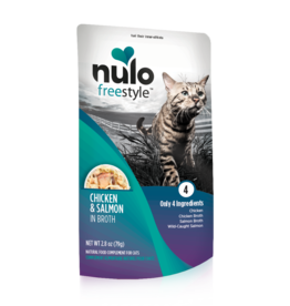 NULO Nulo FreeStyle Chicken & Salmon in Broth Cat Food Topper 2.8 oz
