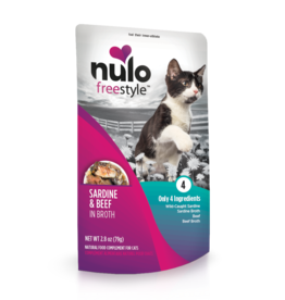 NULO Nulo FreeStyle Sardine & Beef in Broth Cat Food Topper 2.8 oz