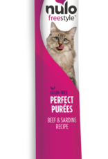 NULO Nulo FreeStyle Purfect Purees Beef & Sardine Cat Food Topper 0.5 oz
