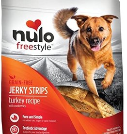 NULO Nulo FreeStyle Jerky Strips for Dogs - Turkey & Cranberry - 5 oz