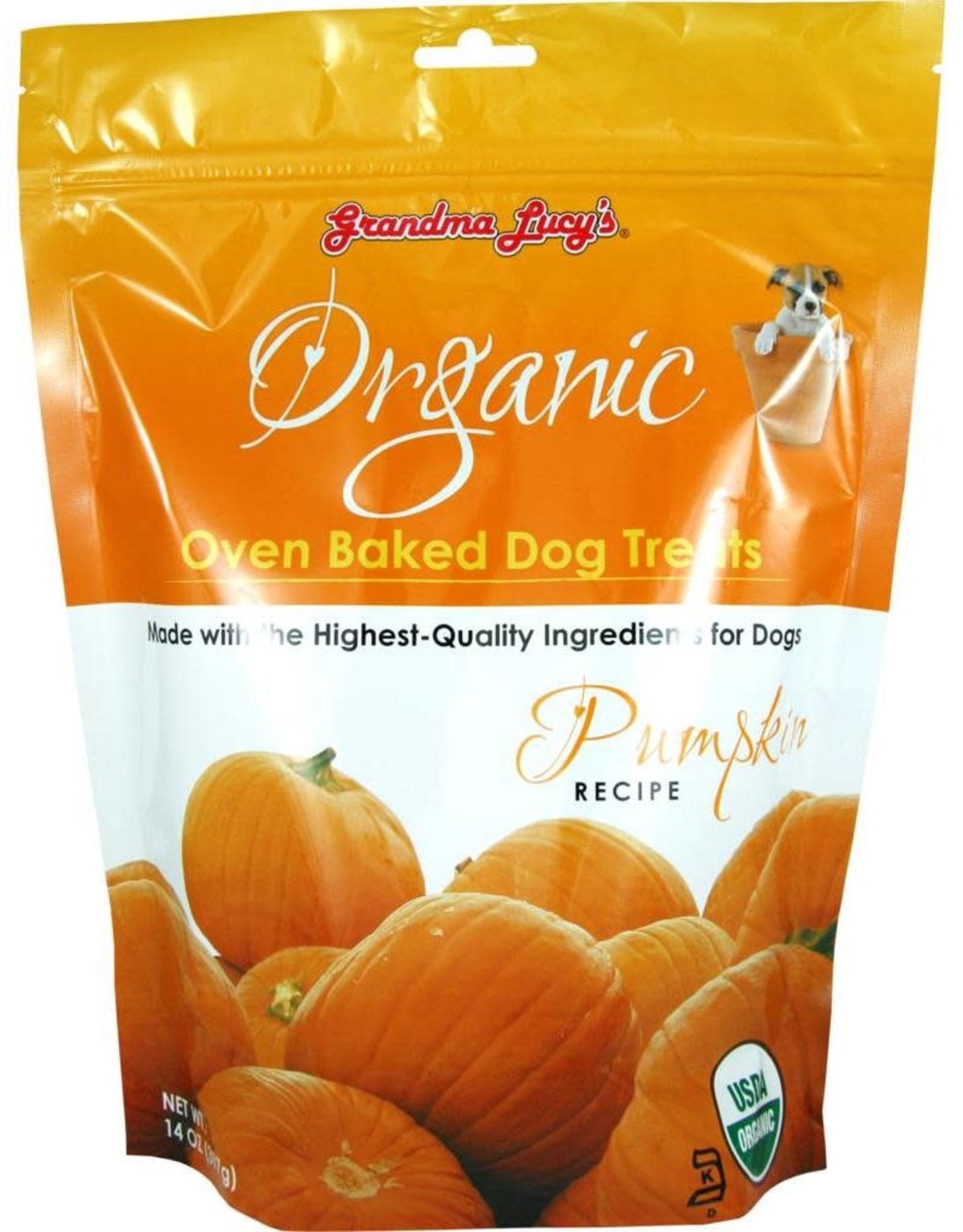 GRANDMA LUCY Grandma Lucy's Crunchy Dog Treats Organic Pumpkin 14 oz
