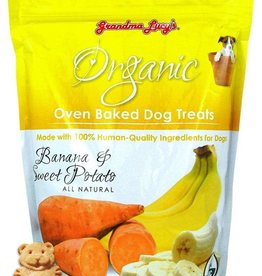 GRANDMA LUCY Grandma Lucy's Crunchy Dog Treats Organic Sweet Potato & Banana14 oz