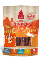 PLATO PET TREATS Plato Thinkers Chicken Meat Stick Dog Treats