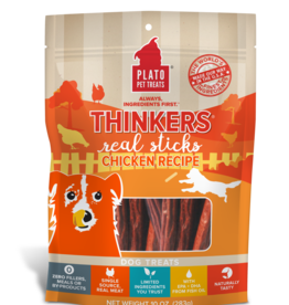 PLATO PET TREATS Plato Thinkers Chicken Meat Stick Dog Treats