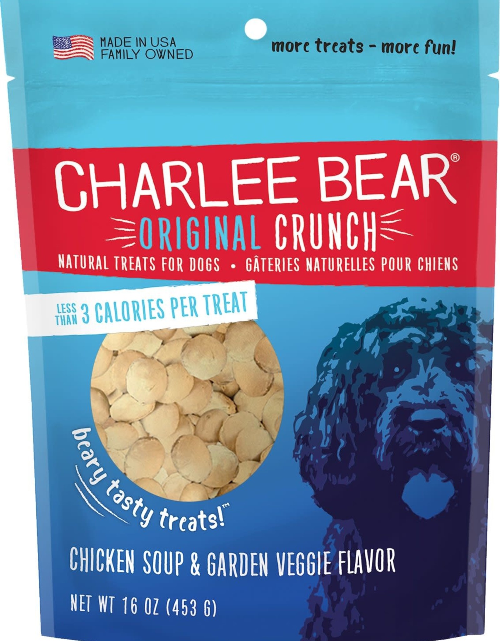 WIXON Charlee Bear Chicken Soup & Garden Veggie Flavor Dog Treats, 16-oz bag