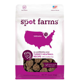 SPOT FARMS Spot Farms Turkey Meatball Recipe with Cranberries Dog Treats, 12.5-oz bag