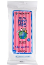 EARTHBATH Earthbath Ultra-Mild Wild Cherry Grooming Wipes for Puppies