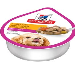 HILLS SCIENCE DIET Hill's Science Diet Puppy Small Paws Savory Stew Chicken & Vegetables Dog Food 3.5 oz