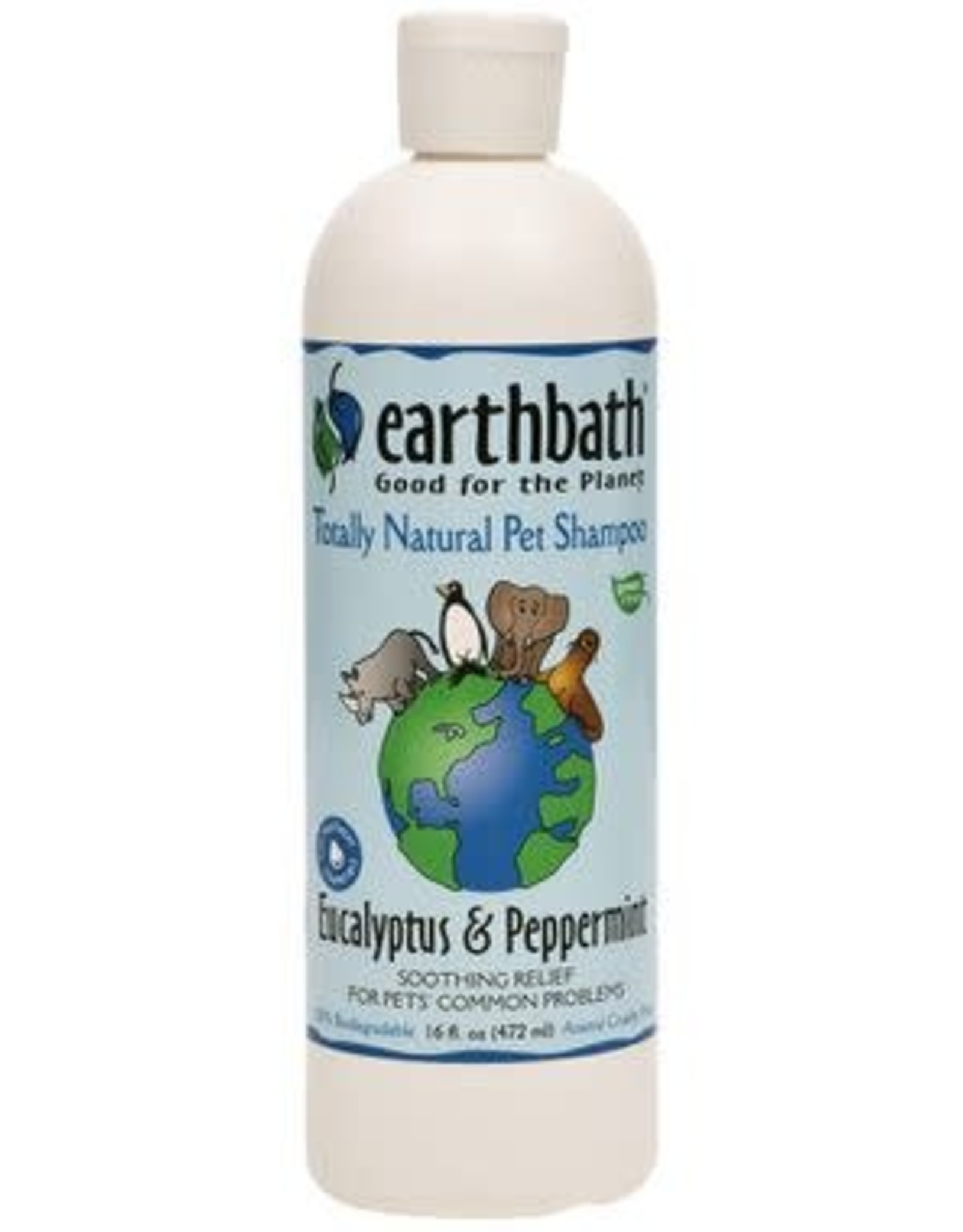 EARTHBATH Earthbath Eucalyptus & Peppermint Dog & Cat Shampoo 16-oz