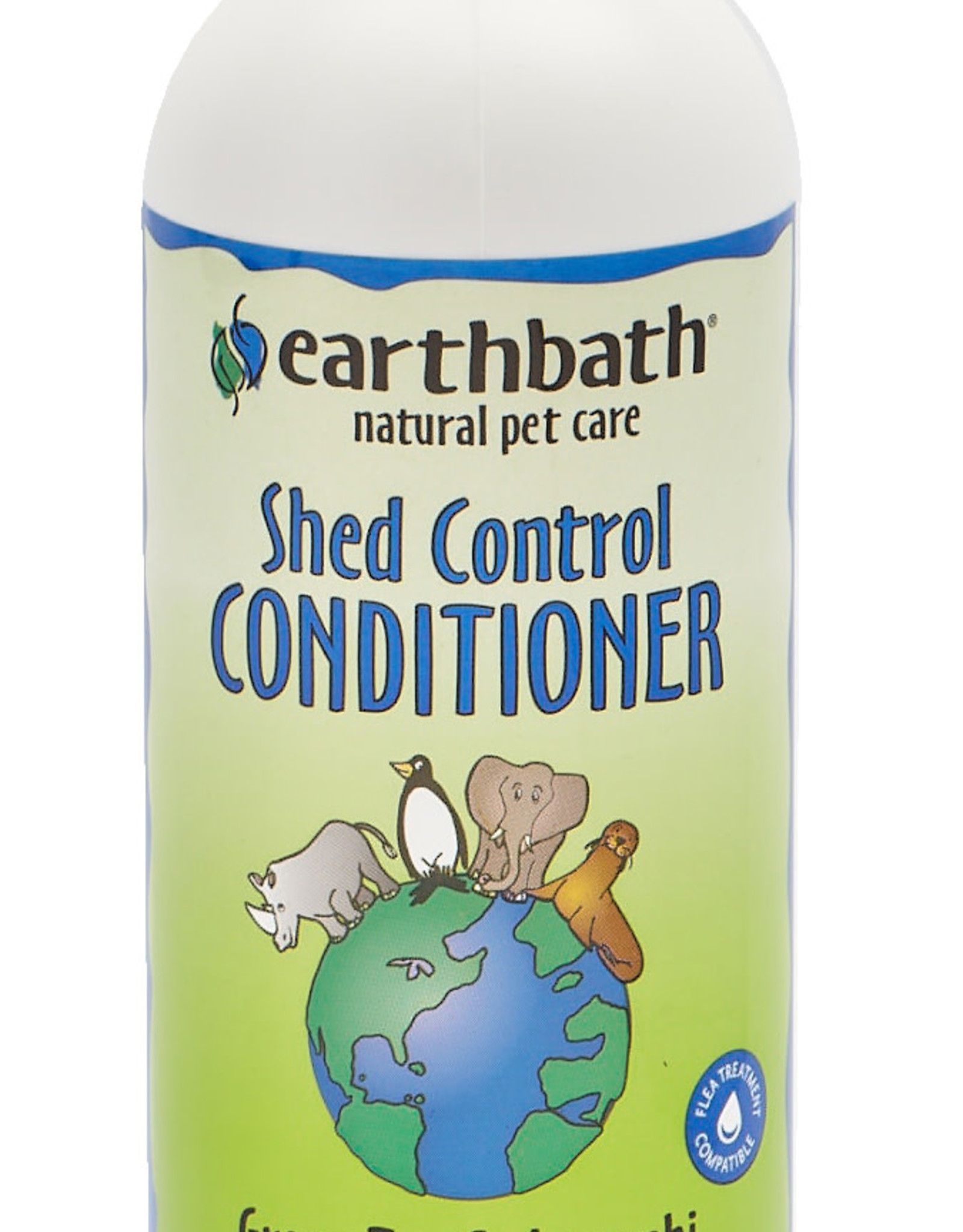 EARTHBATH Earthbath Shed Control Green Tea & Awapuhi Dog & Cat Conditioner 16 oz