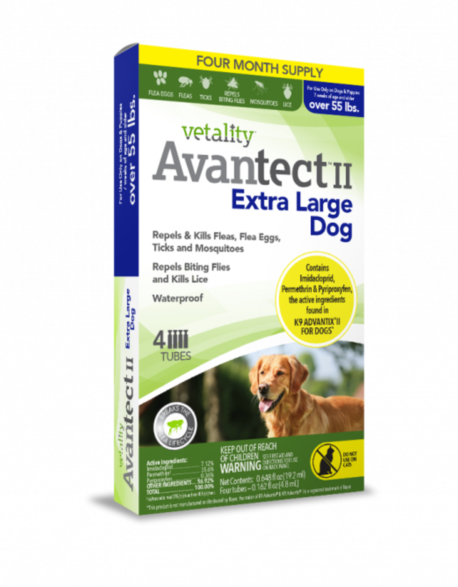 TEVRA BRANDS LLC Avantect II For Dogs