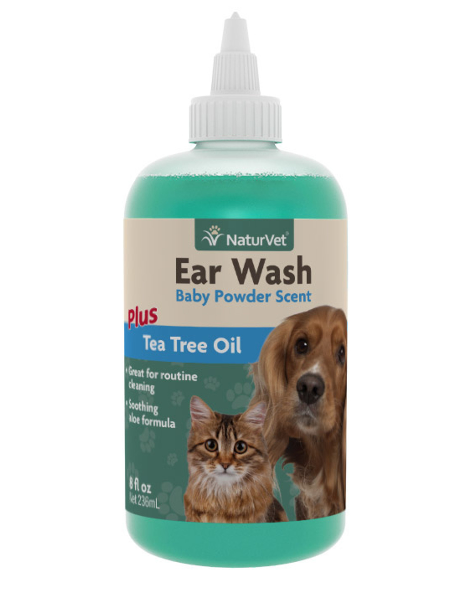 NATURVET NATURVET Ear Wash Liquid Tea Tree Oil