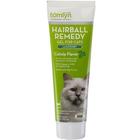 TOMLYN Tomlyn Laxatone Hairball Remedy Catnip Flavor Gel Cat Supplement 4.25-oz tube