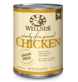 WELLPET Wellness Ninety-Five Percent Chicken Mixer or Topper 13.2 oz