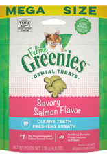 NUTRO COMPANY Feline GREENIES Dental Treats--Savory Salmon Flavor