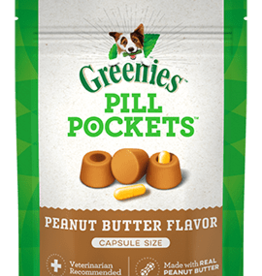 NUTRO COMPANY GREENIES PILL POCKETS Dog Treats--Peanut Butter Flavor Capsules
