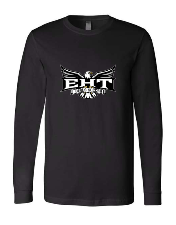 Girls Soccer Long Sleeve Tee