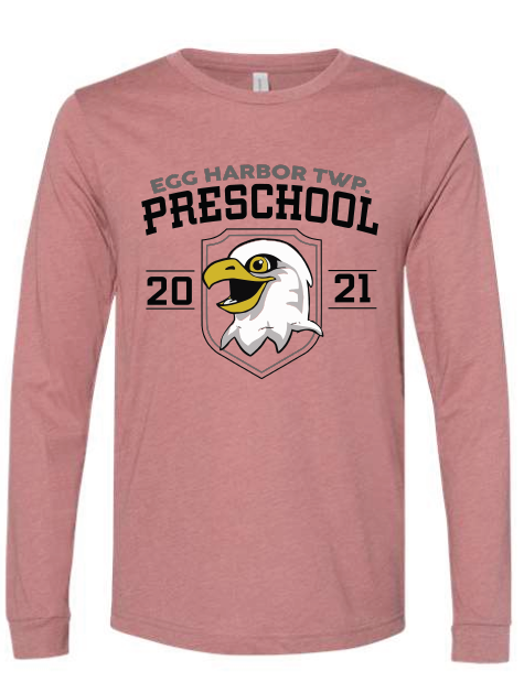 Bella Canvas Adult Long-sleeve T-Shirt - Preschool Logo
