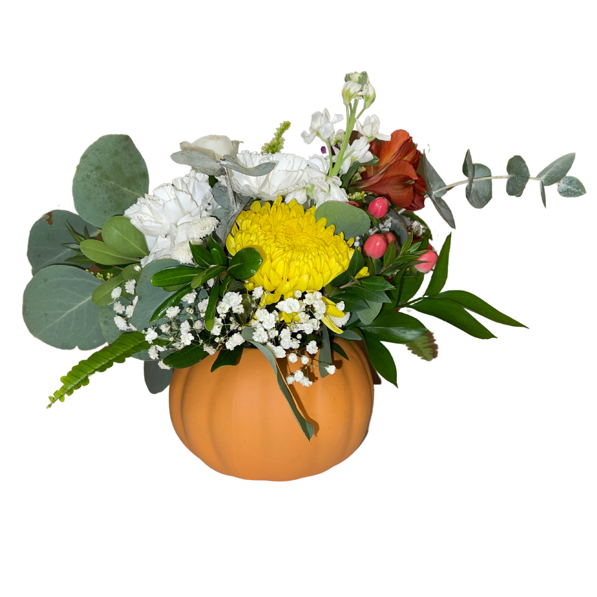 Thanksgiving Pumpkin Arrangement