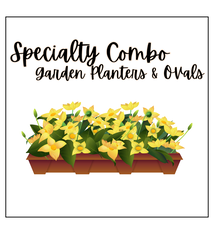 Combo Garden Planters & Ovals
