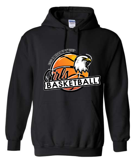 Gildan Girls Basketball Hoodie